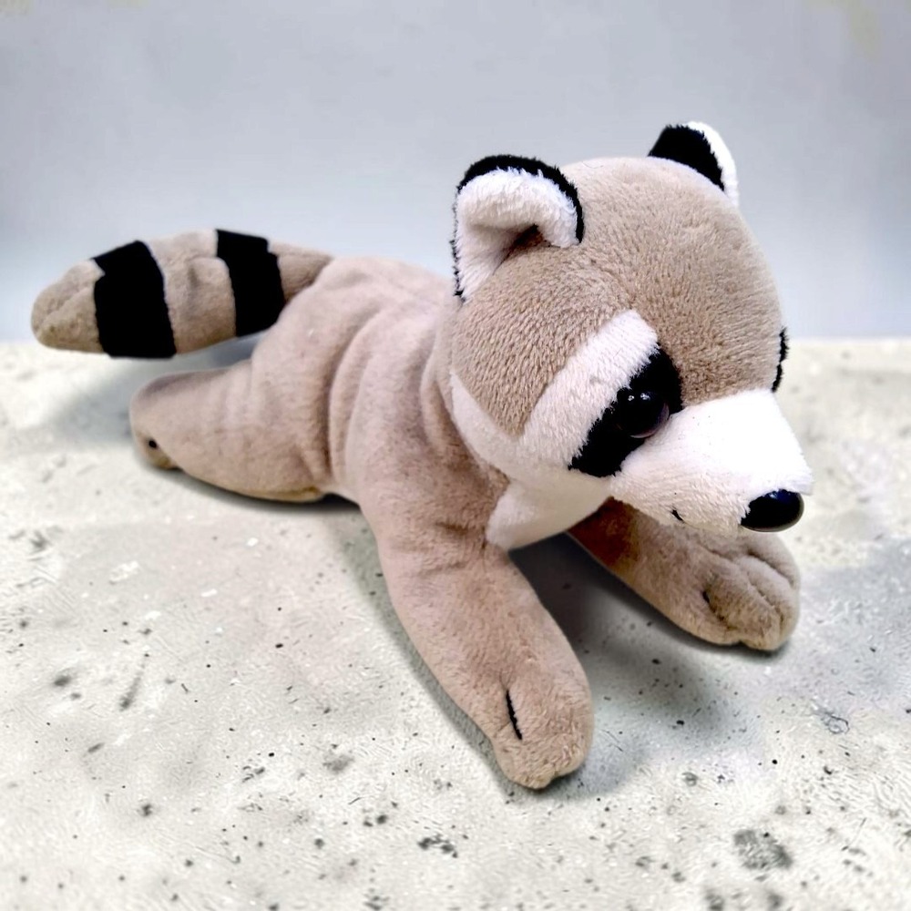 Unipak Raccoon Plush Stuffed Animal 2021 Striped Tail Masked Bandit Toy 7"